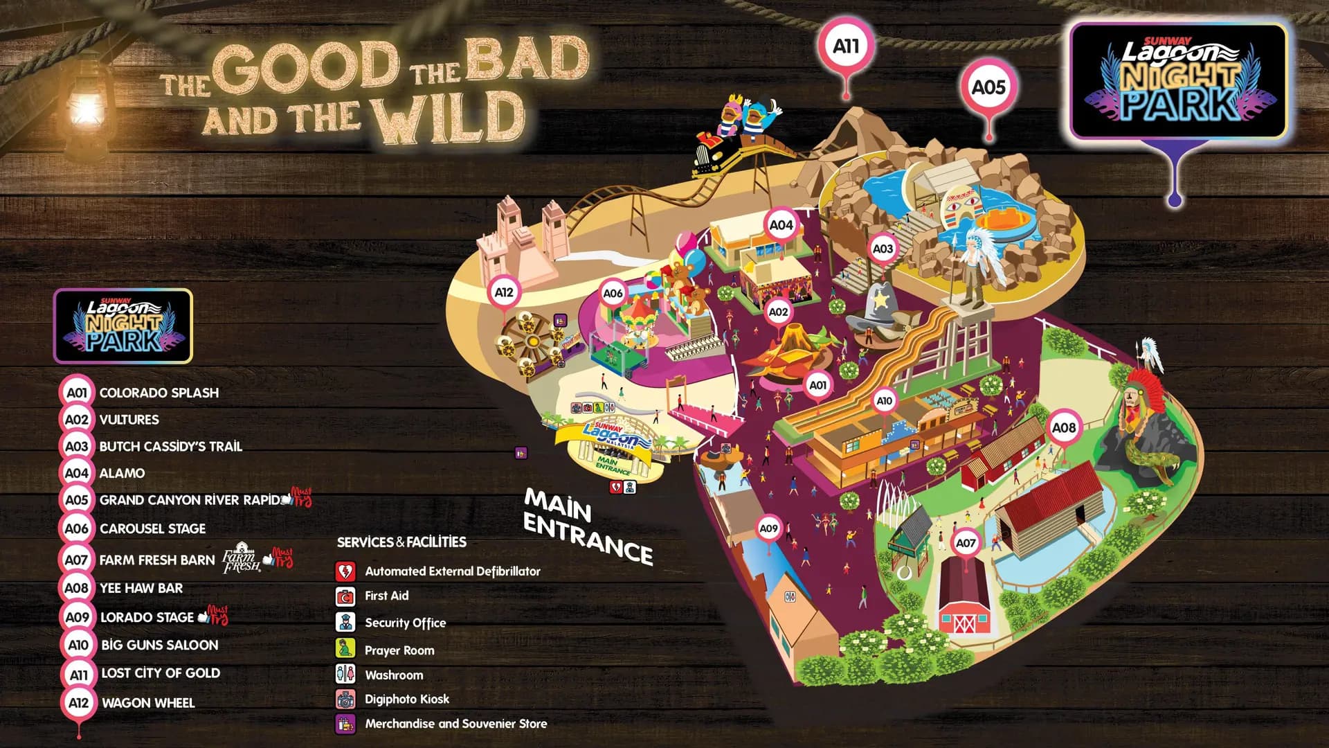 Sunway Lagoon Theme Park Ticket - Photo 103